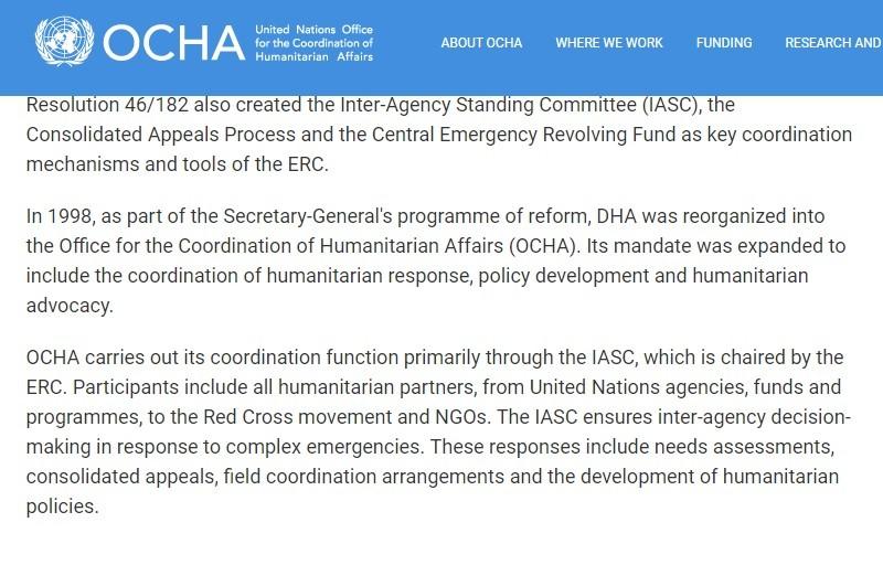 NATO junta at UNSC disseminates lies via OCHA