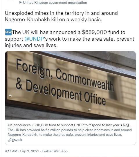 UK ambassador did not bother to tweet her statement to the UNSC.