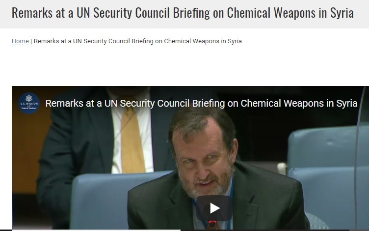 & by their lies, they Nazis be --at the UNSC.