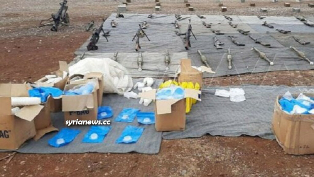 Syrian law enforcement seize quantities of weapons - munition - drugs in southern region