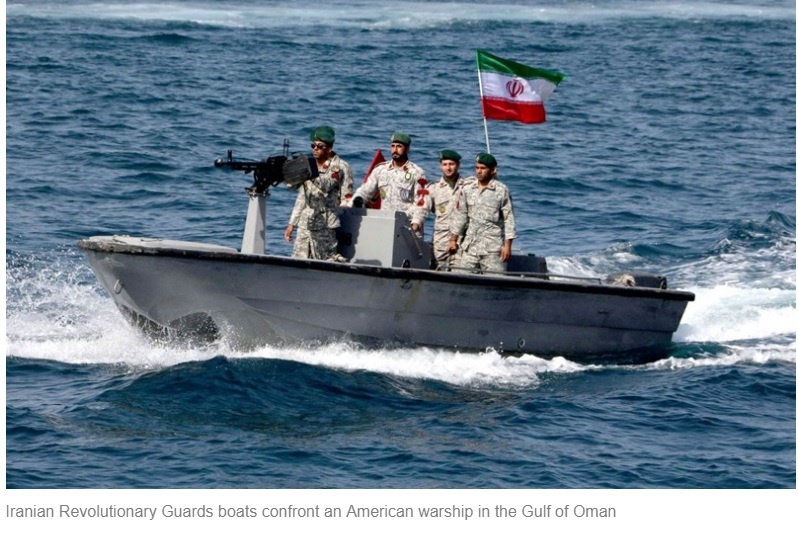 IGRC military members on speedboat.