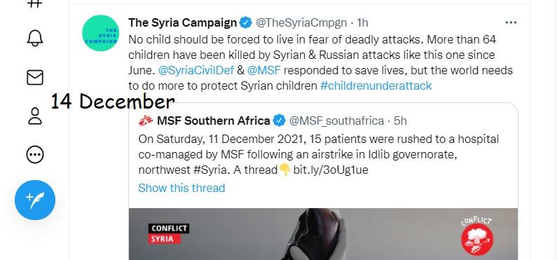Criminal NGO brings in MSF & Helmets to further lay foundation for false flag chemical attack