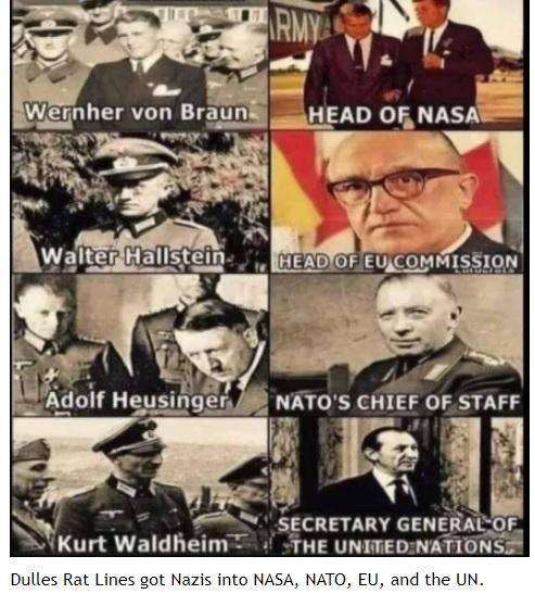 Bleached Nazis given key NATO jobs, including at the UN.