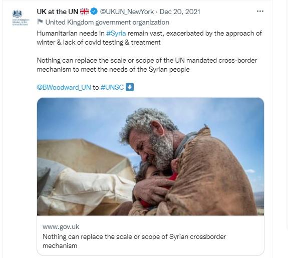 Brit ambassador has returned from last month's negotiations with the sun, to address the UNSC.