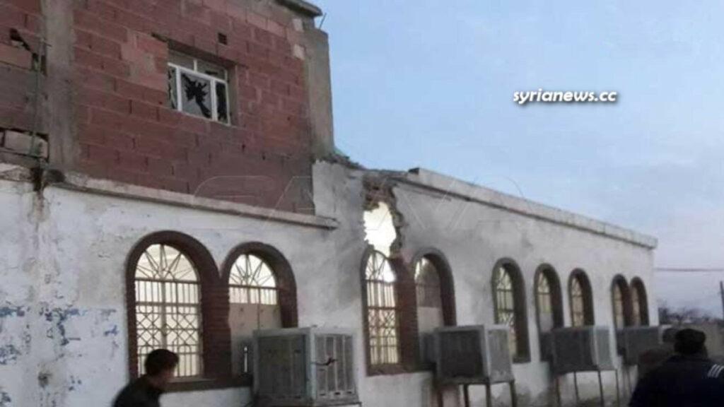 Erdogan terrorists of the Turkish army and Al Qaeda Muslim Brotherhood bombing of Tal Tamr and Abu Rasin Hasakah countryside