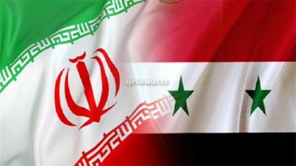 Syria and Iran relations - flags of Syria and Iran - سورية و إيران