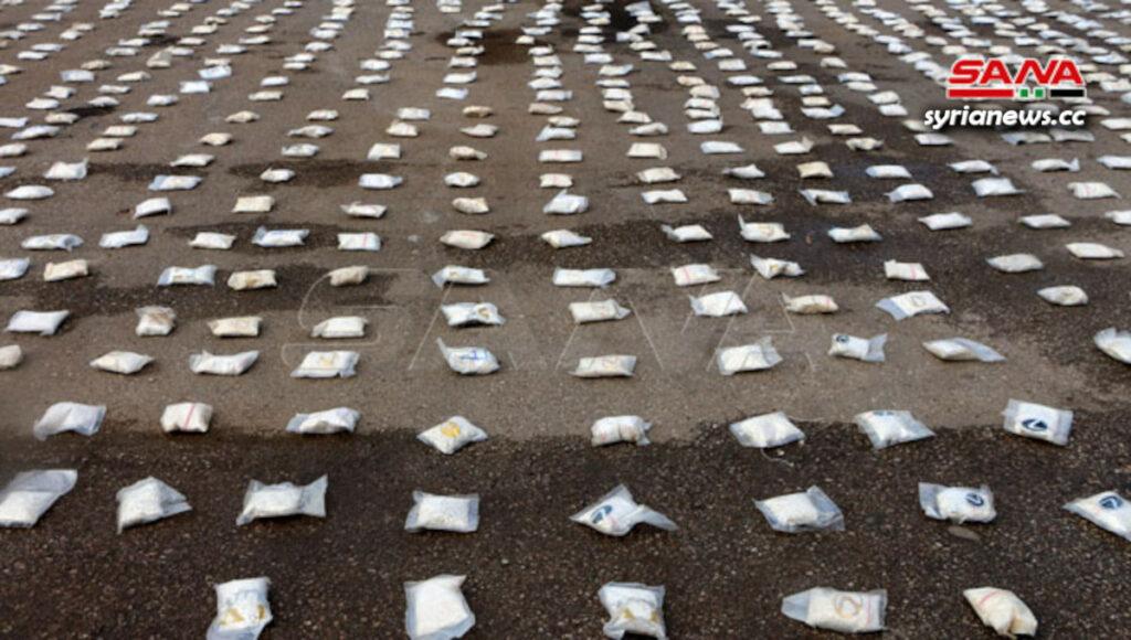 Syria law enforcement seize large quantity of captagon meth pills in Daraa heading to Jordan