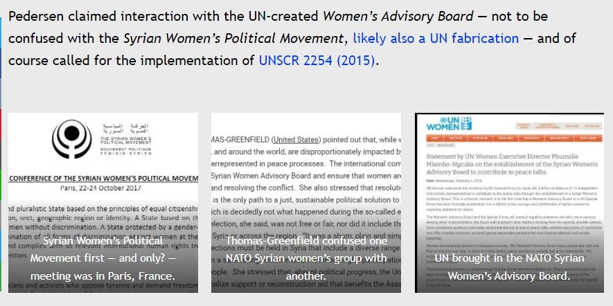 Two 'advisory boards' appear to be fabrications of the NATO/Nazi junta dictating to the UNSC.