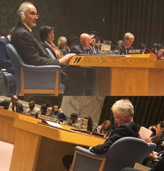 Griffiths' predecessor, Lowcock, also intentionally fell asleep whenever Ambassador Jaafari provided evidence of the little man's lies at the UNSC.