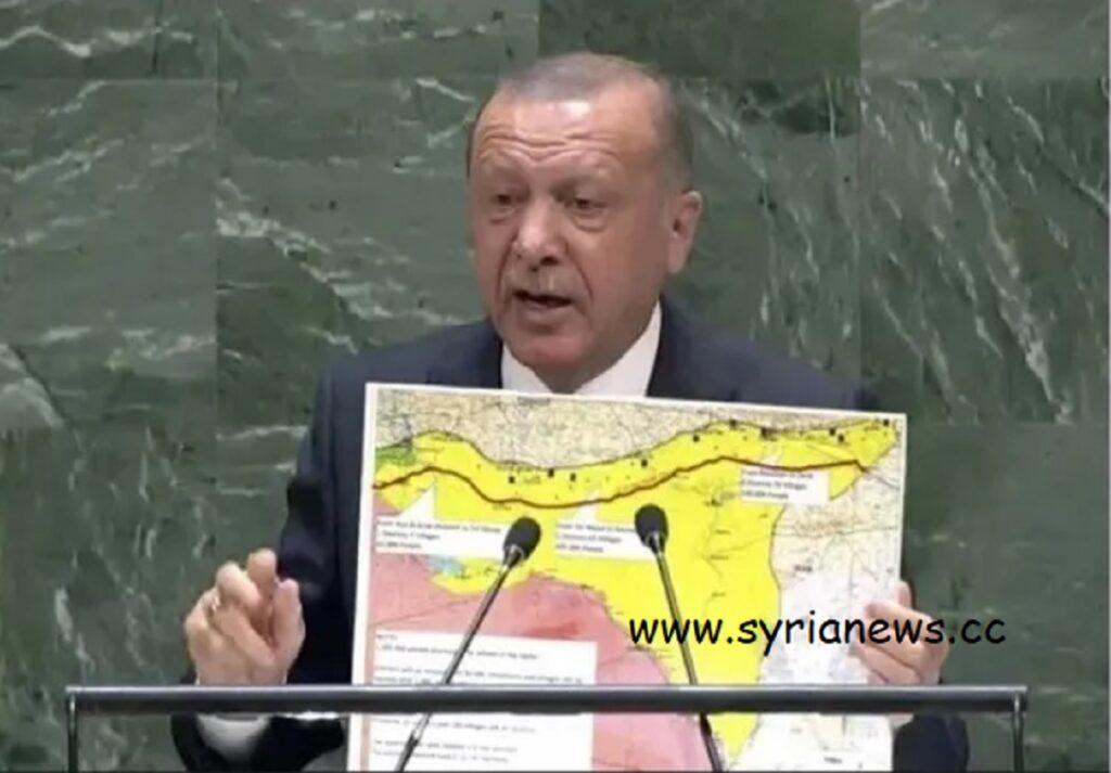 NATO terrorist Erdogan's colonial annexation plot was unveiled to UNGA with no complaints & continues to be supported by the UNSC klansmen.