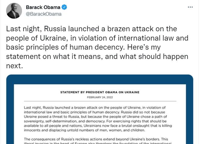 Obama bombed 7 Muslim majority countries, turned Libya into an al Qaeda landmass, outraged by Russia and Ukraine.