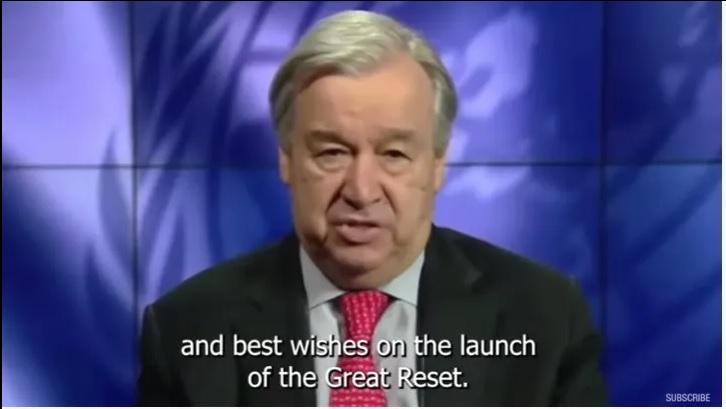 Has Russian intervention in Ukraine interfered with Guterres' boner for a great, fascist, reset?