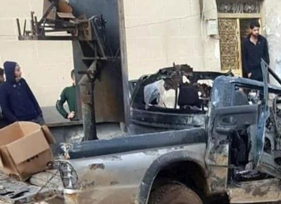 NATO fratricide in Erdogan occupied Al Bab, Syria.