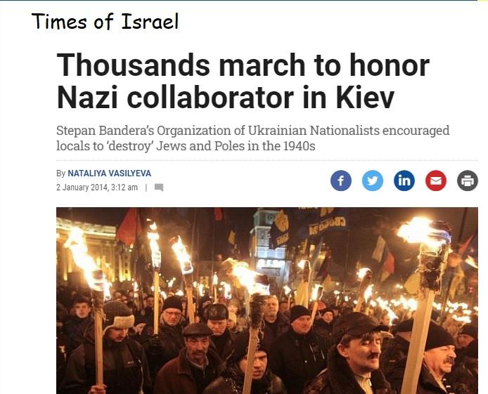 US created Nazimaidans celebrating Nazi killer of the Ukraine.