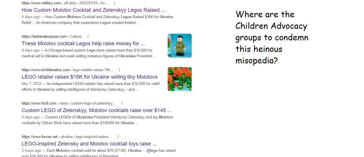 LEGO molotovs for Nazis in Ukraine & their supporters.