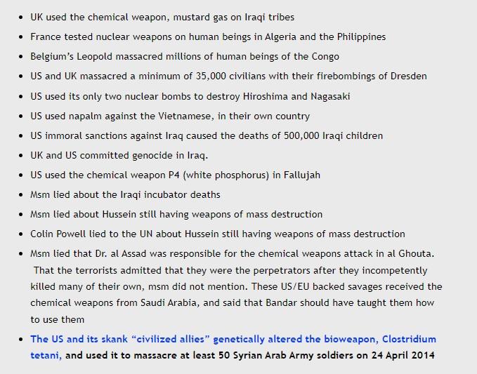 NATO crimes against humanity ignored by the now Nazi-loving junta ruling the UNSC.