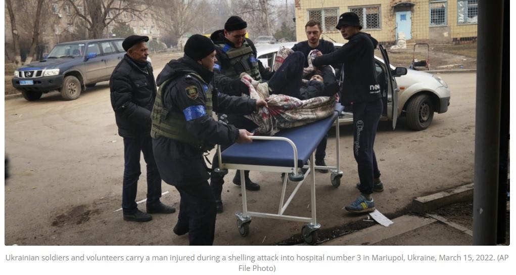 'AP file foto' from Mariupol, DPR, not Ukraine.
