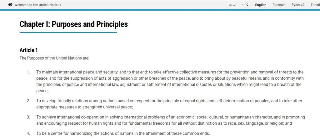 Does the NATO biased UNSC have the right to ignore principles of 