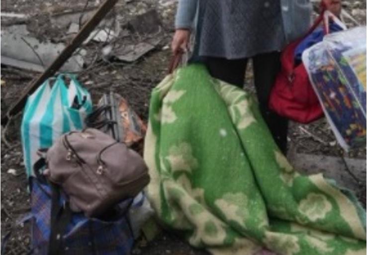 Much luggage to hang out in a bombing zone in Mariupol, which is not part of Ukraine.