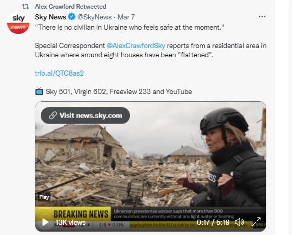 'No civilian in Ukraine feels safe.'