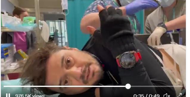 Not getting trauma care in Ukraine hospital.