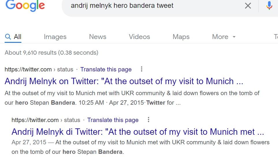 Checked accuracy before calling Nazi Ukraine diplomat, 