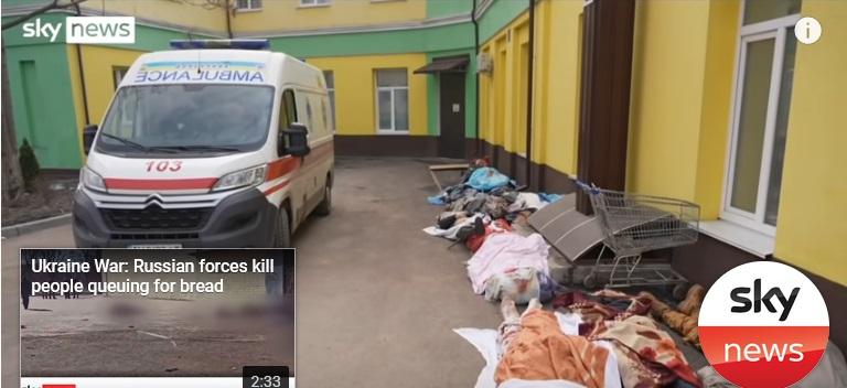 Alleged hospital in Mariupol, which is not part of Ukraine.