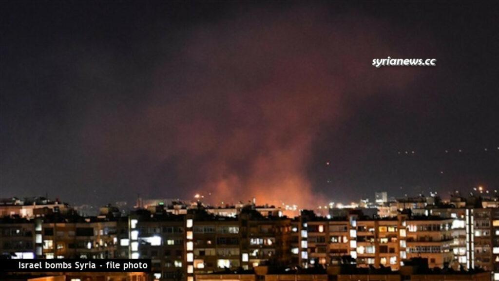 Israel bombs Syria - file photo غدوان اسرائيلي على سورية