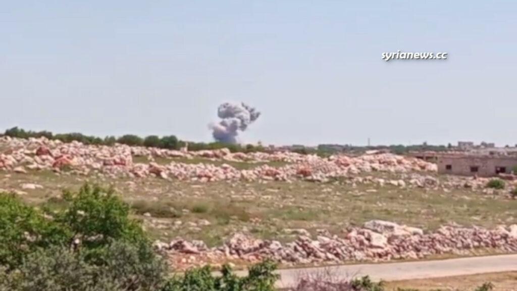 Russian air force strike Al Qaeda posts in Idlib and Hama countryside الطيران الروسي يضرب مواقع القاعدة في ريف ادلب وحماه