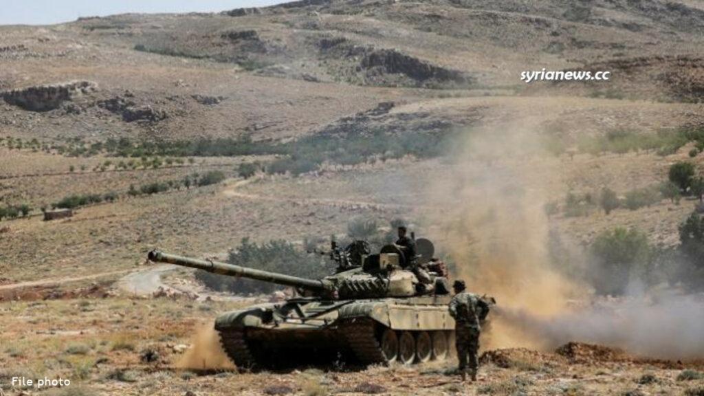 Syrian Arab Army SAA Combing the Desert for ISIS Remnants - الجيش العربي السوري يلاحق فلول داعش في صحراء البادية