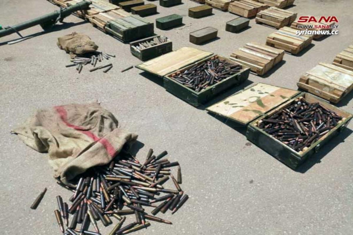 Syrian security seize large quantity of weapons in Daraa - السلطات السورية تصادر كميات كبيرة من اﻷسلحة في درعا