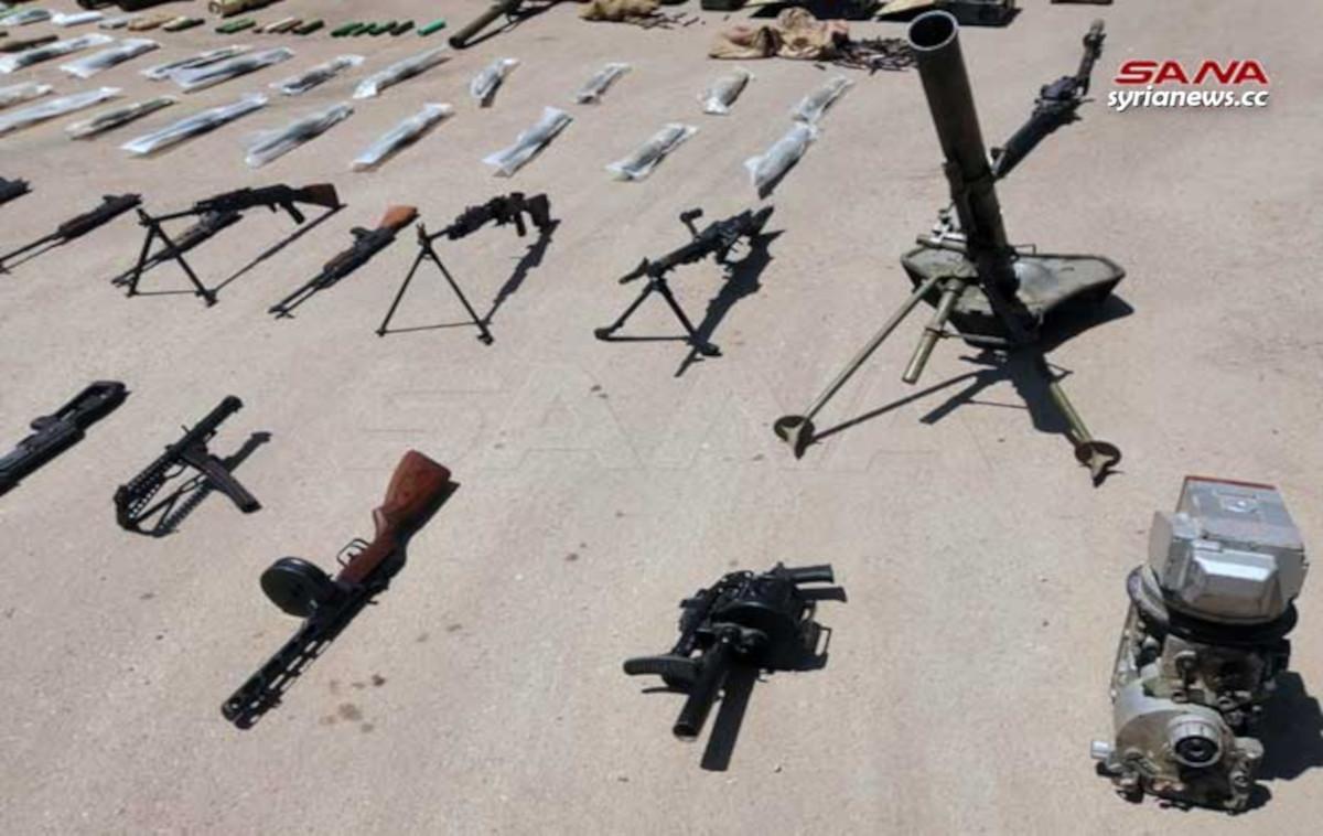 Syrian security seize large quantity of weapons in Daraa - السلطات السورية تصادر كميات كبيرة من اﻷسلحة في درعا