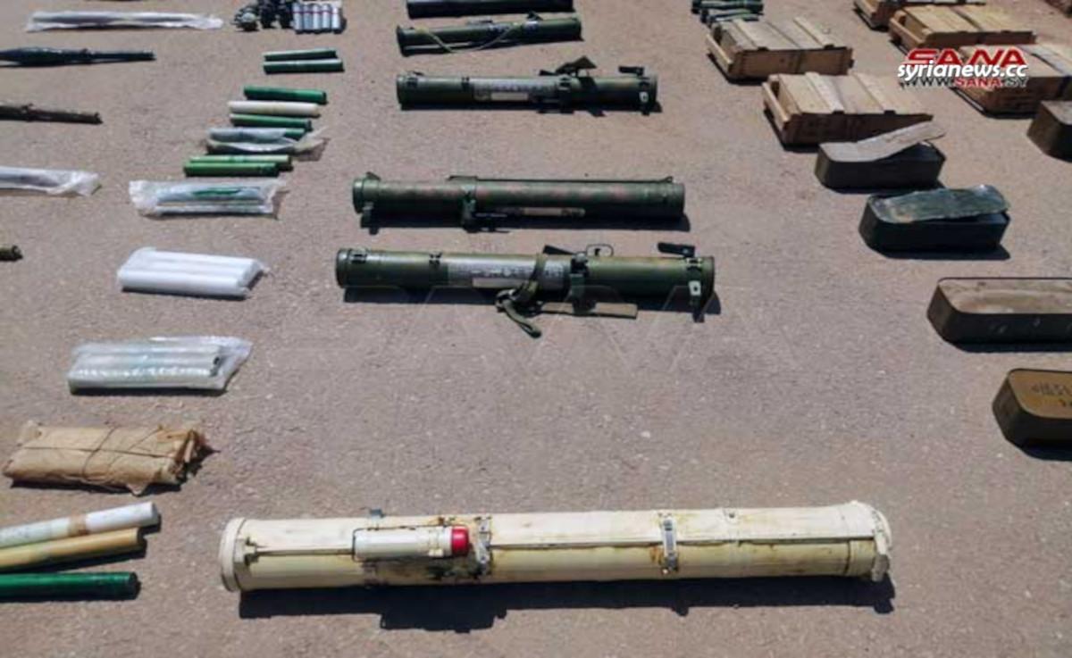 Syrian security seize large quantity of weapons in Daraa - السلطات السورية تصادر كميات كبيرة من اﻷسلحة في درعا