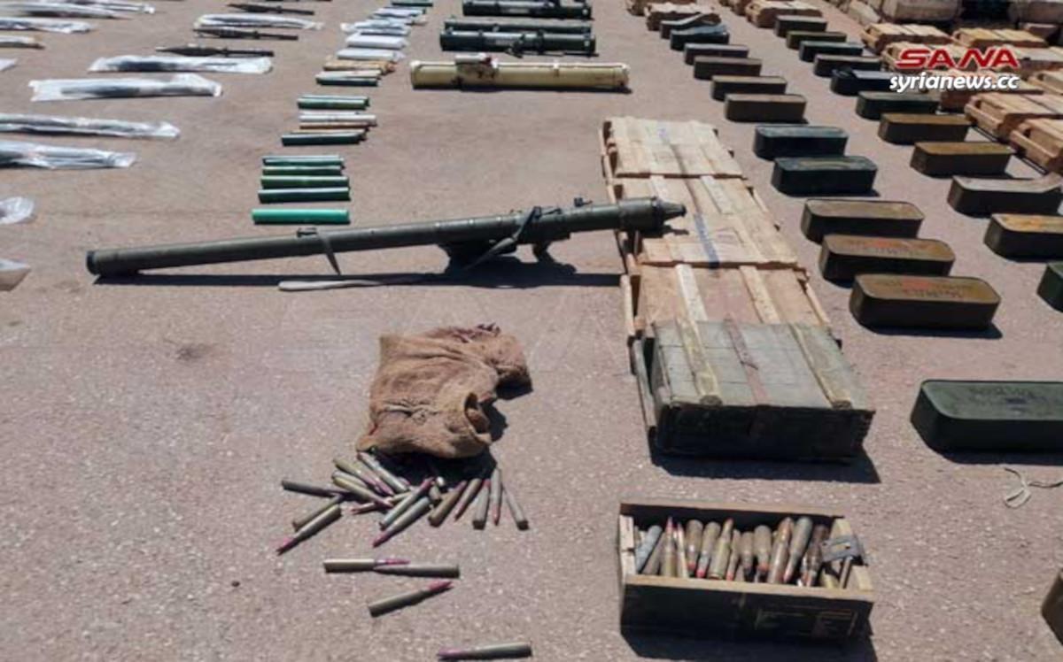 Syrian security seize large quantity of weapons in Daraa - السلطات السورية تصادر كميات كبيرة من اﻷسلحة في درعا