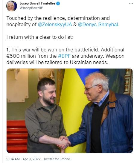 In Kiev, Ukraine EU officially came out of the NATO closet.