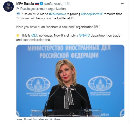 In Kiev, Ukraine EU officially came out of the NATO closet.