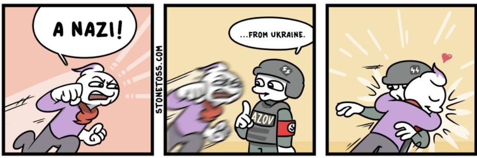 Ukraine Nazis now kosher.