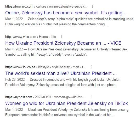 NATO-affiliated media pretend Ukraine president doesn't look like dirty ashtray.