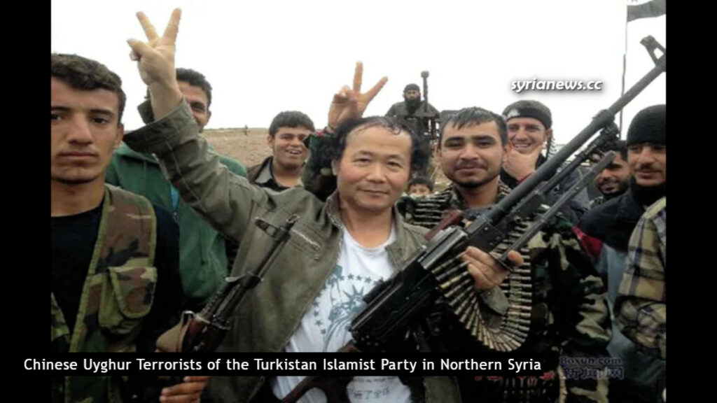 Chinese Uyghur Terrorists of the Turkistan Islamist Party Israelize Northern Syria - Erdogan followers