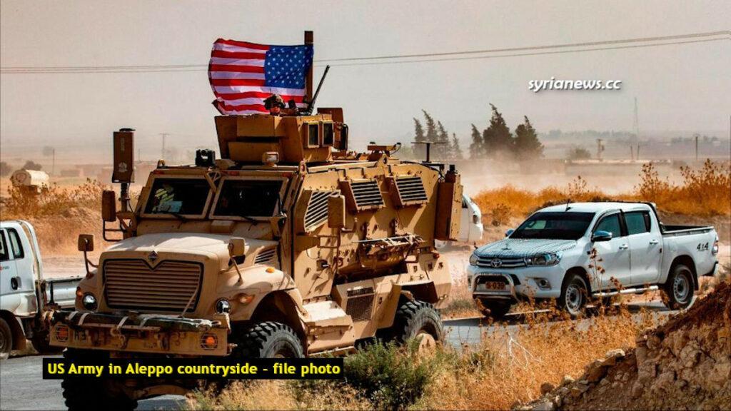 US Army in Aleppo countryside northern Syria - Biden forces - الجيش الامريكي قوات احتلال في ريف حلب شمال سورية