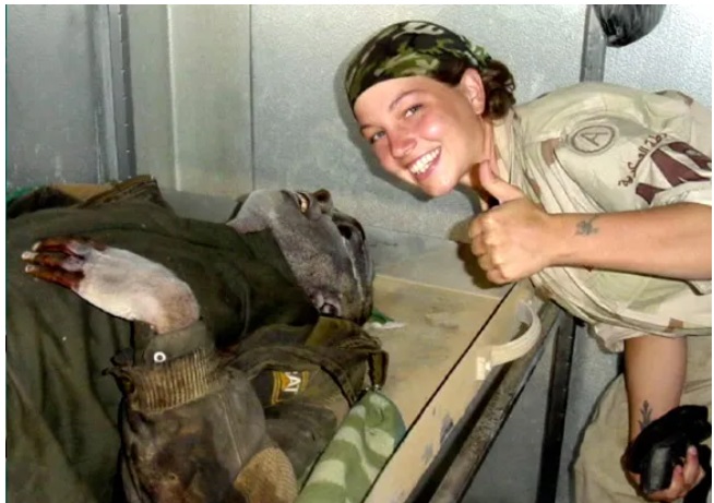 American necrophiliac in Abu Ghraib.