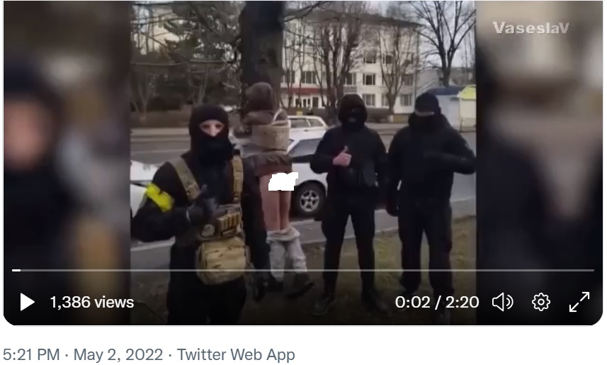 The ''cool'' Ukraine Nazis have upped their sexual depravity, now torturing young boys, too.
