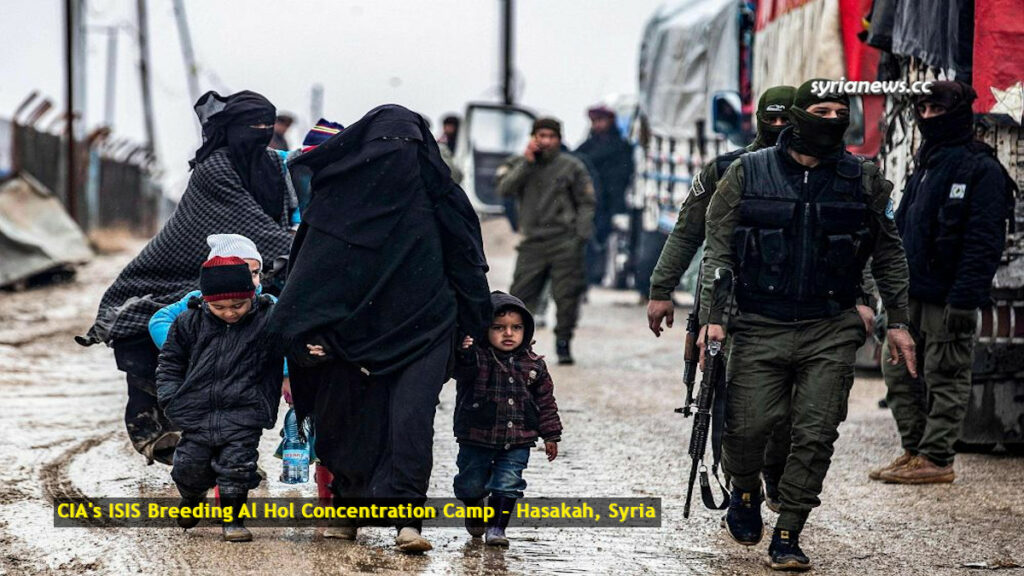 CIA ISIS ISIL breeding Al Hol concentration camp - Hasakah Syria مخيم الهول داعش الحسكة