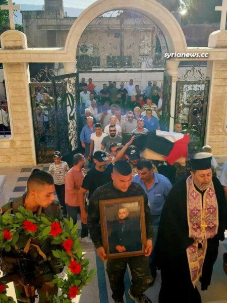 NATO terrorists bomb church inauguration ceremony in Hama countryside إرهابيو الناتو يقصفون حفل افتتاح كنيسة آية صوفيا في السقيلبية حماه سورية