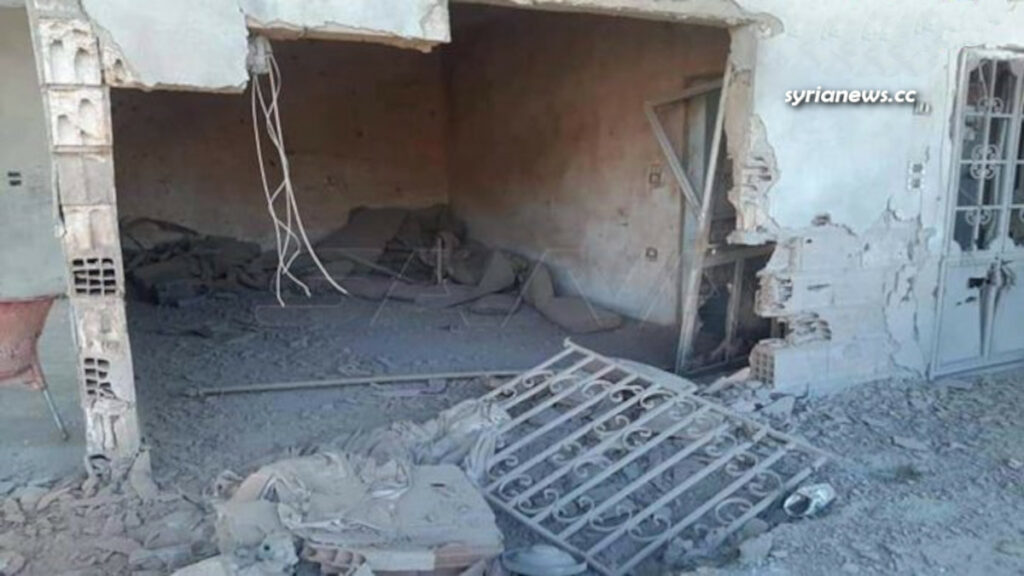 Turkey-sponsored terrorists bombed villages in Hasakah with artillery and missiles