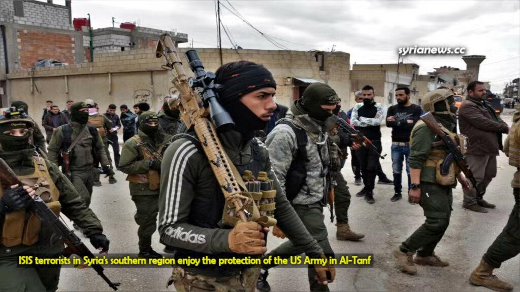 ISIS ISIL Daesh terrorists in Syria southern region - Daraa Quneitra Sweida enjoy US Army protection