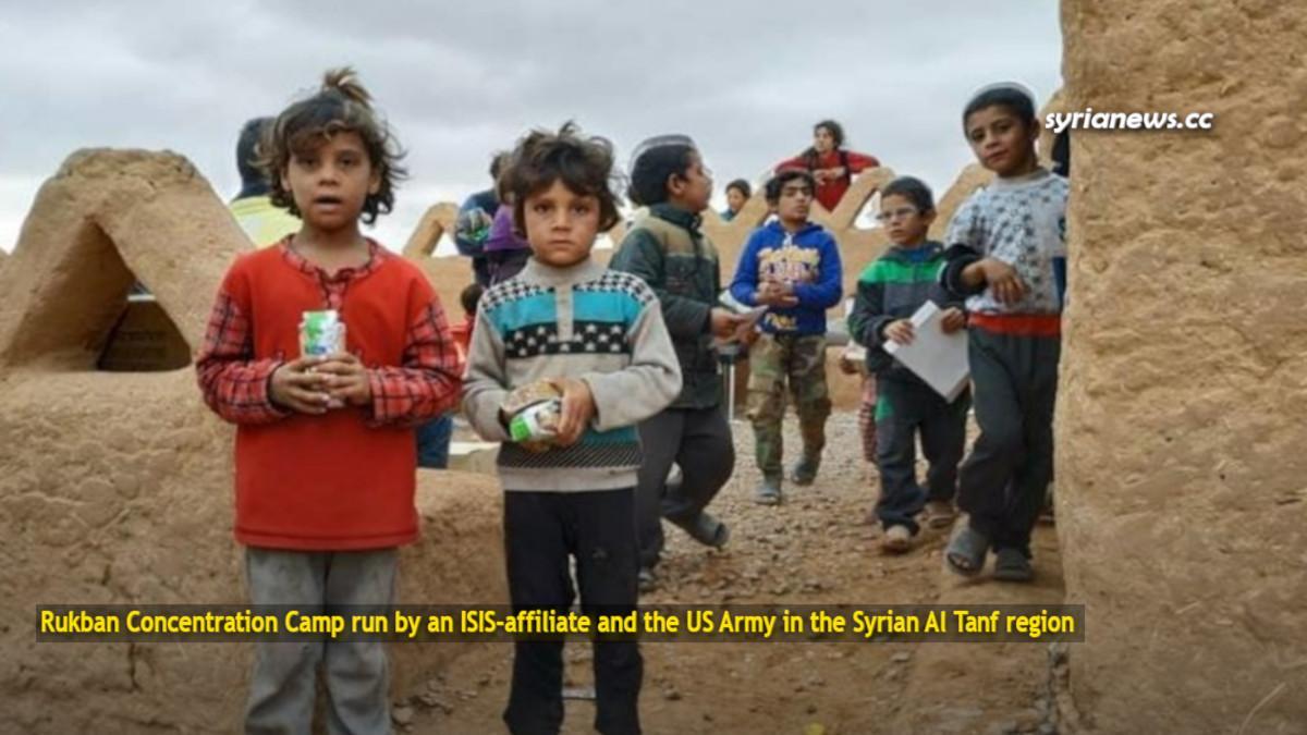 Rukban Concentration Camp run by an ISIS-affiliate and the US Army in the Syrian Al Tanf region مخيم الركبان في التنف