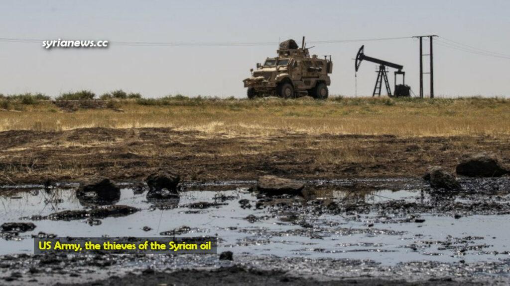 US Army thieves of the Syrian oil and food الجيش الأمريكي لصوص النفط السوري