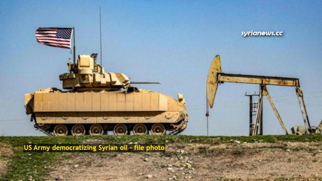 US army stealing Syrian oil