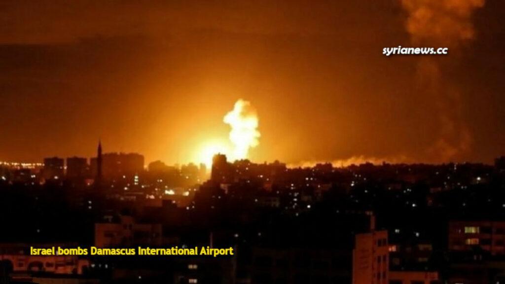 Israel Bombs Damascus International Airport - war crime